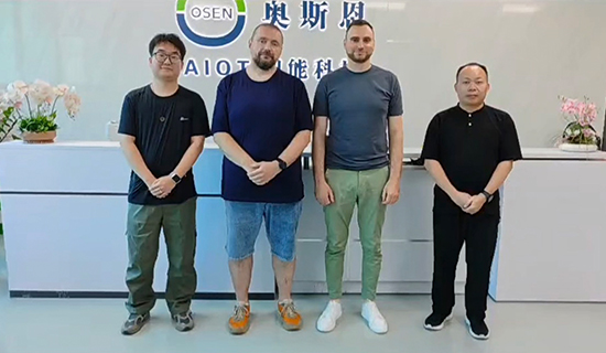 俄羅斯農(nóng)業(yè)水文水利領域客戶一行蒞臨奧斯恩進行實地參觀考察